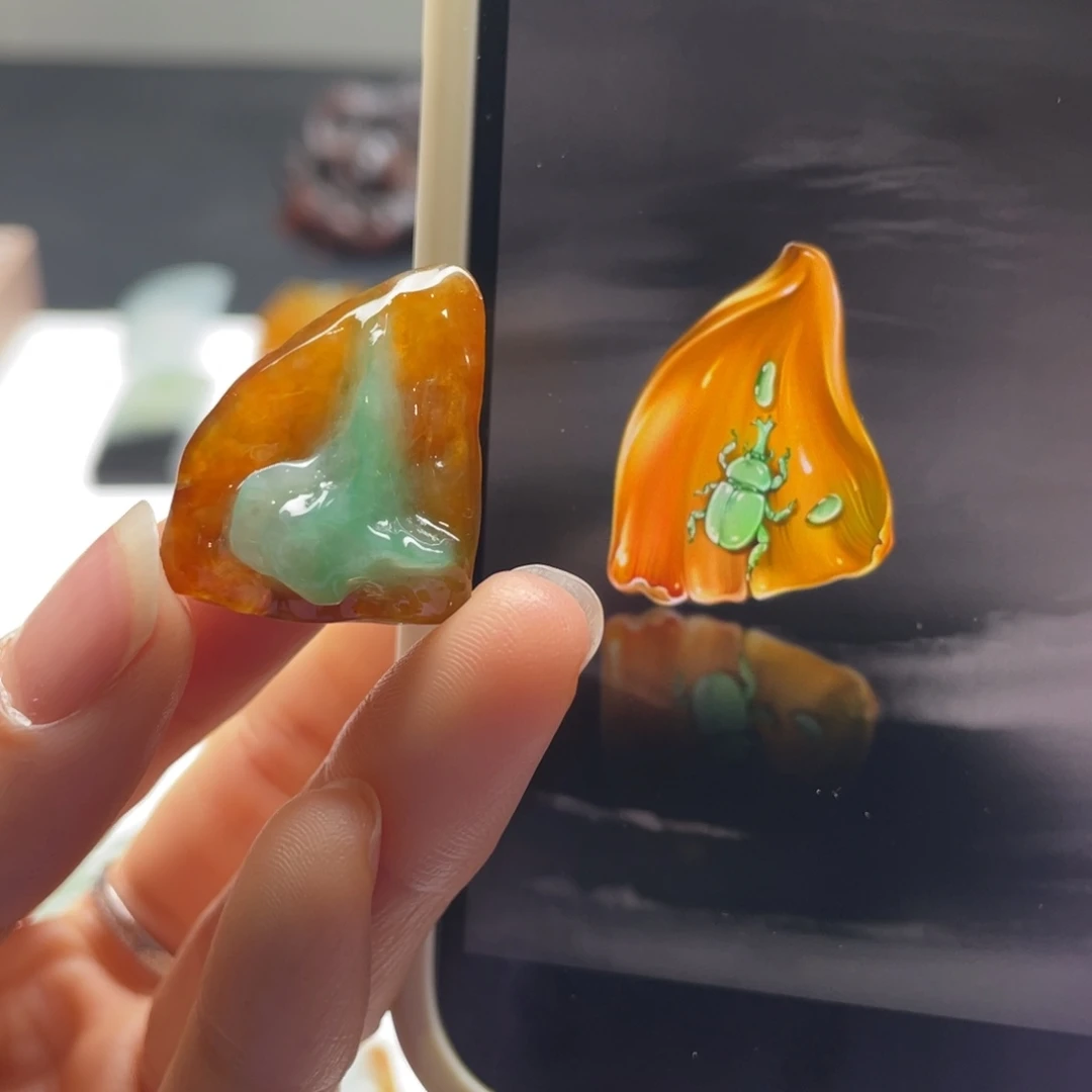 定制翡翠未镶嵌包工