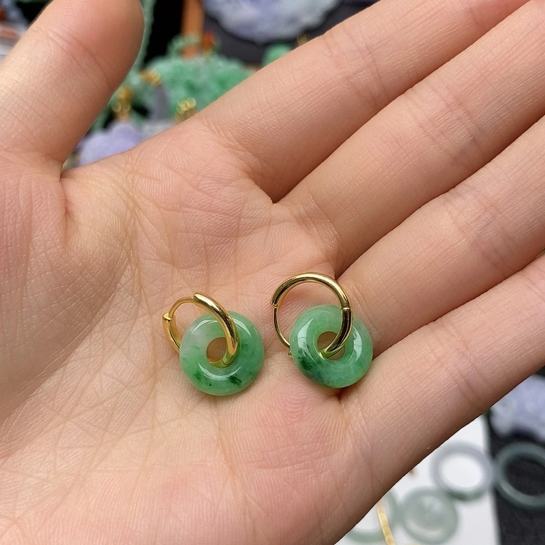 颈饰未镶嵌翡翠甜甜圈