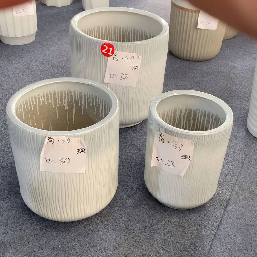 高温陶瓷花盆微瑕