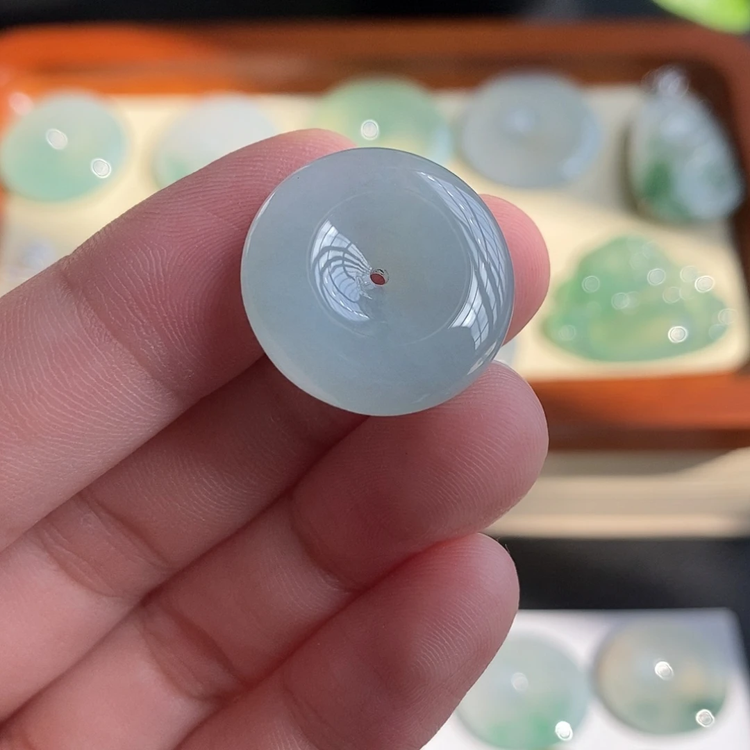 翡翠未镶嵌颈饰21-5.7