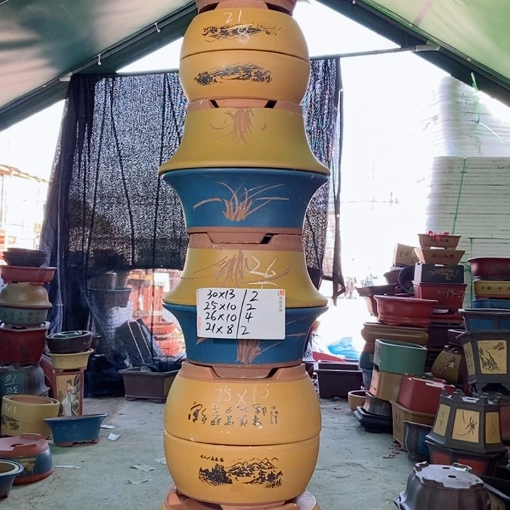 紫砂花盆紫砂紫砂