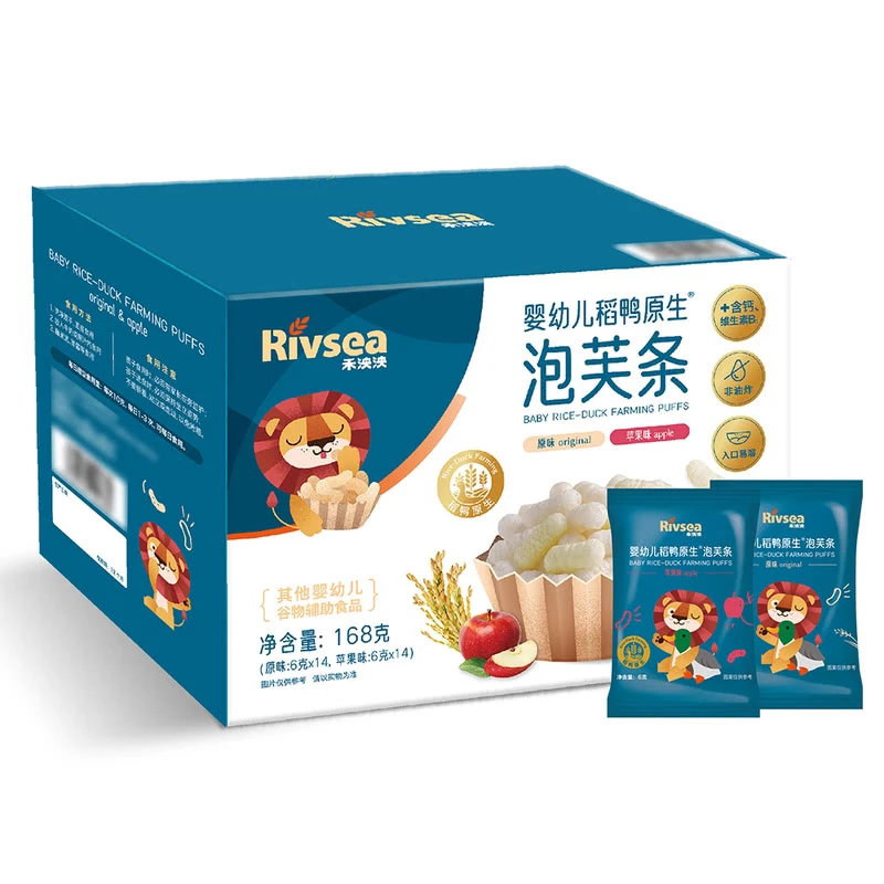 【山姆】禾泱泱婴幼儿稻鸭原生泡芙条6g