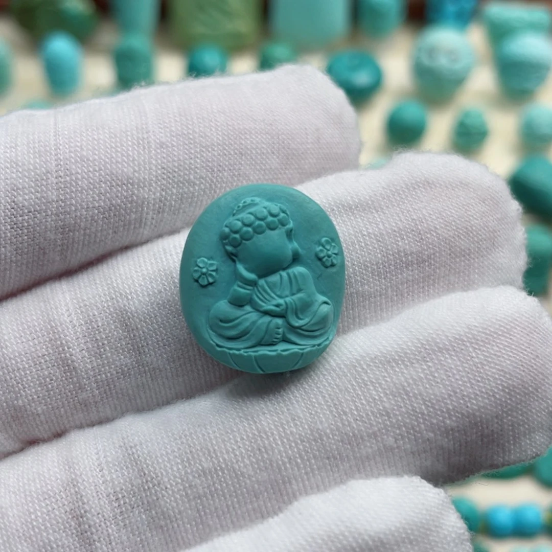 未镶嵌绿松石珠宝奇石