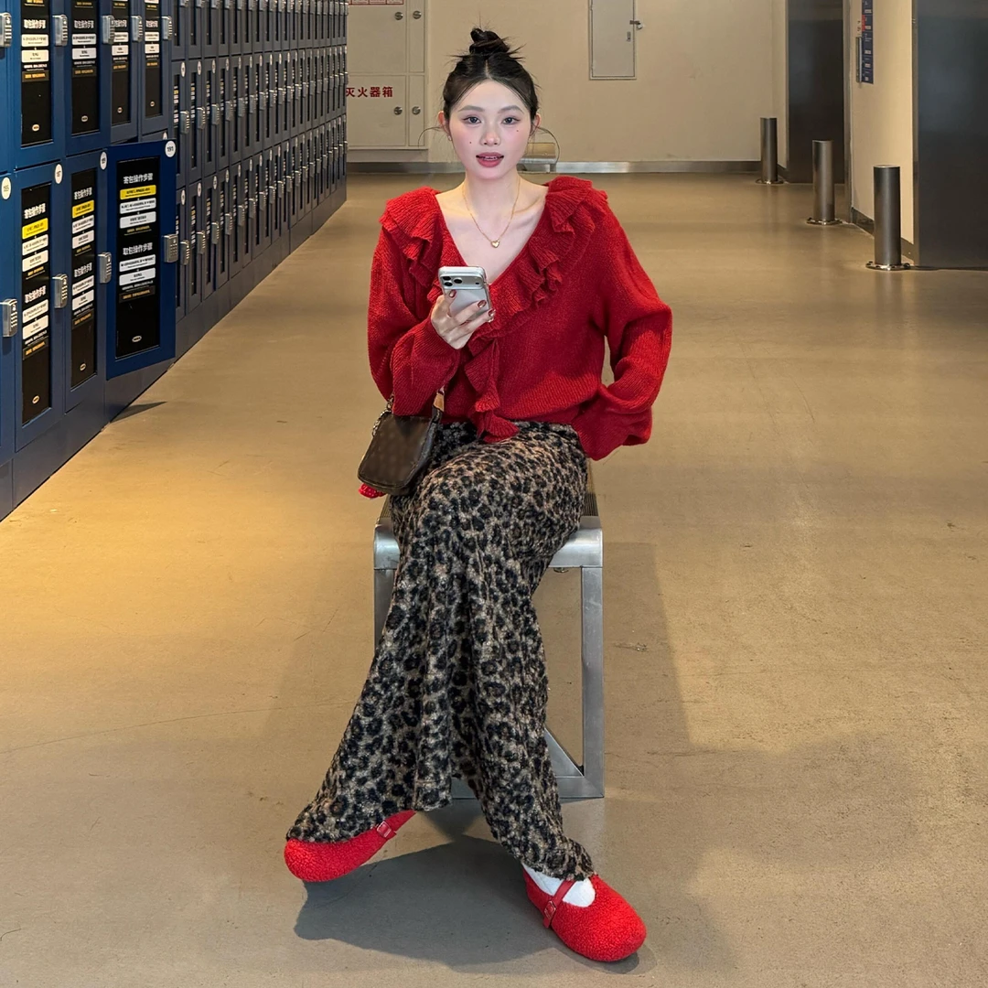 秋冬2025新款女装针织开衫高级感超好看慵懒上衣毛衣外套美式爆款