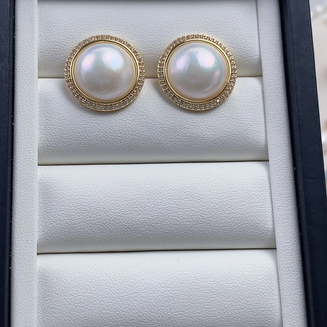 耳饰拼合珍珠（马贝珠）合金1