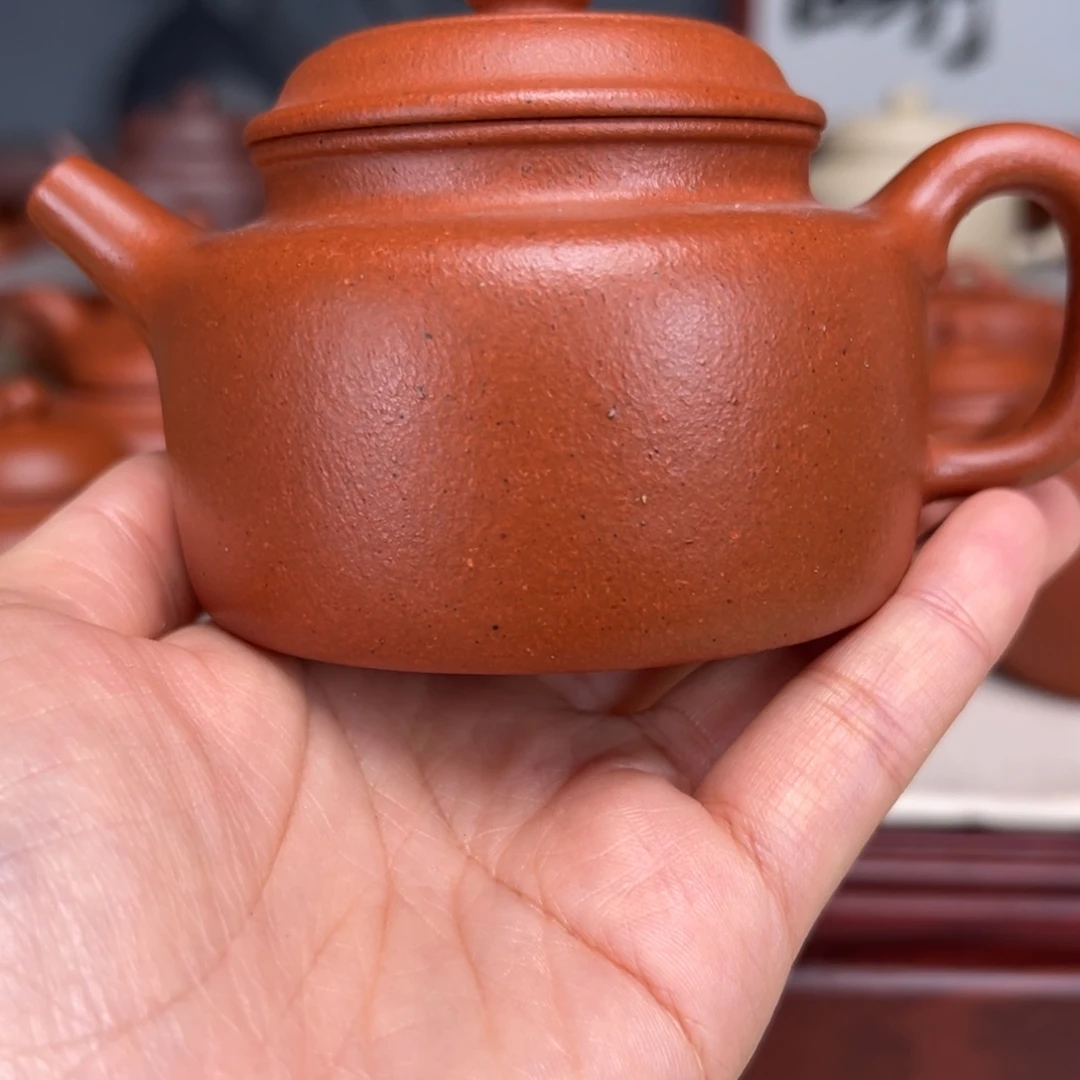 辻***爺紫砂茶壶宝山红泥180