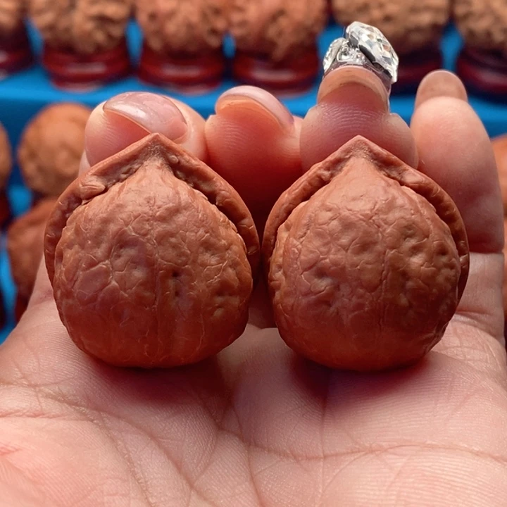 核桃精品文玩核桃手捻小寿桃