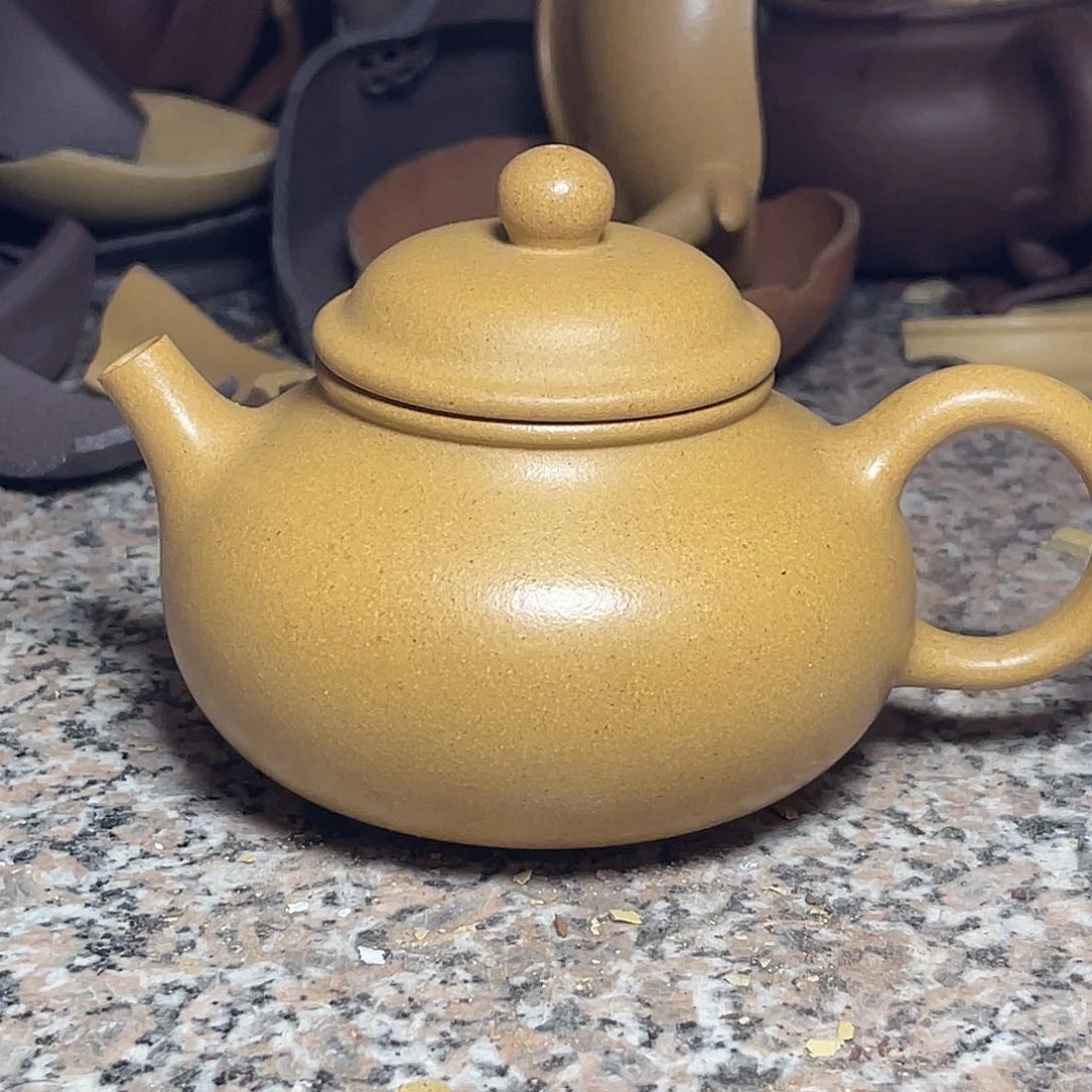 茶壶紫砂微瑕刘子新黄金段容天
