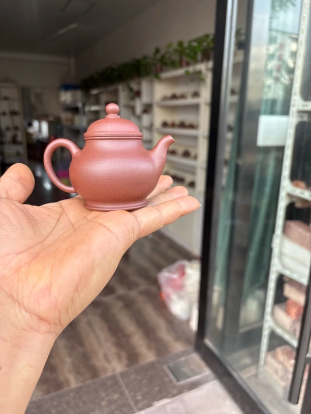 宜兴紫砂茶壶文玩110cc小容量高潘原矿底槽清