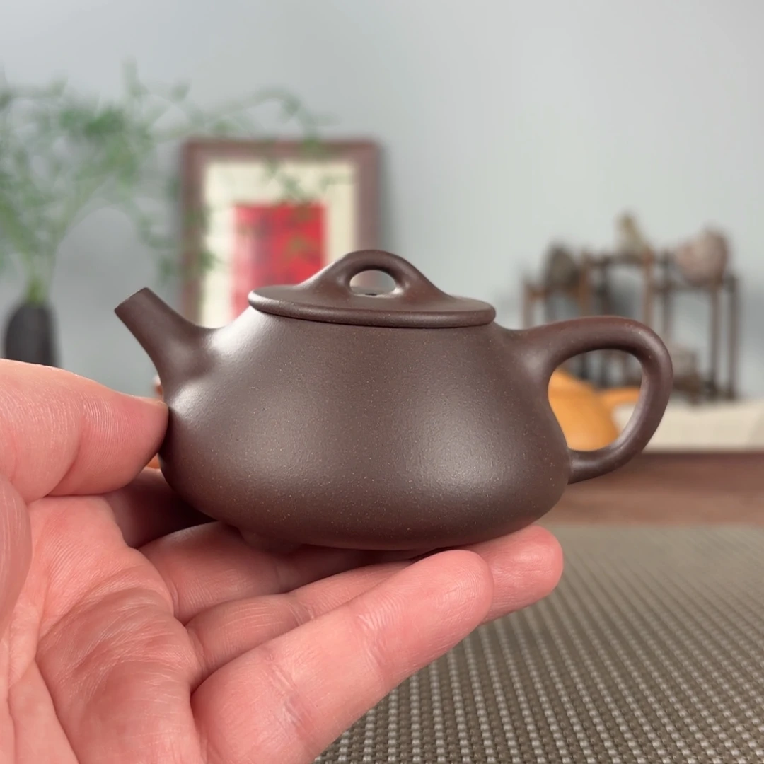 见***萌茶壶紫砂黄龙山原矿紫砂壶