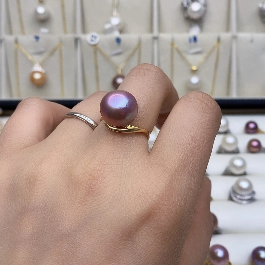 淡水珍珠颈饰银S925镶嵌