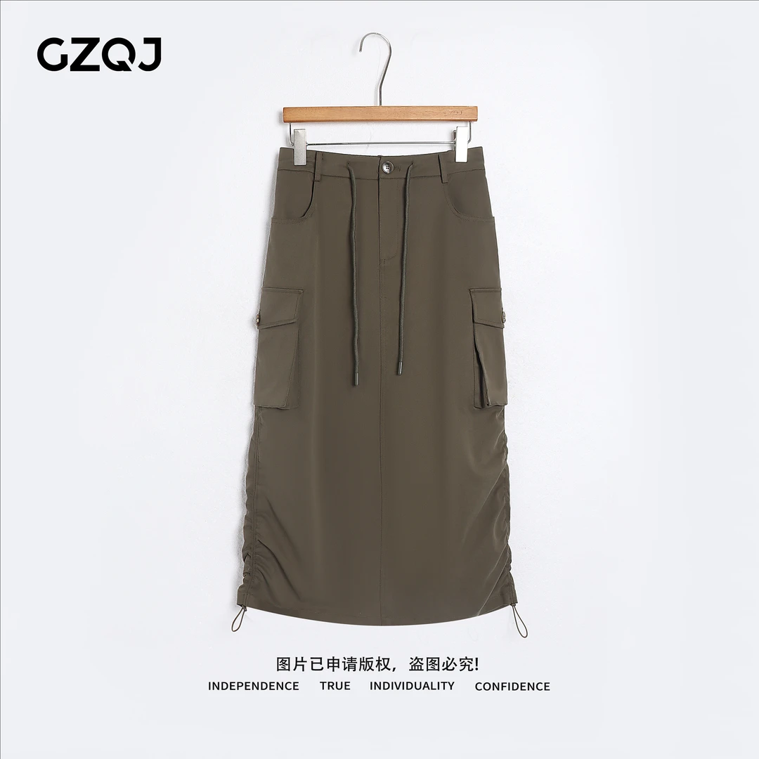 老琴私服 【荒野游弋】欧若风时尚气质显瘦工装半身裙秋款 131