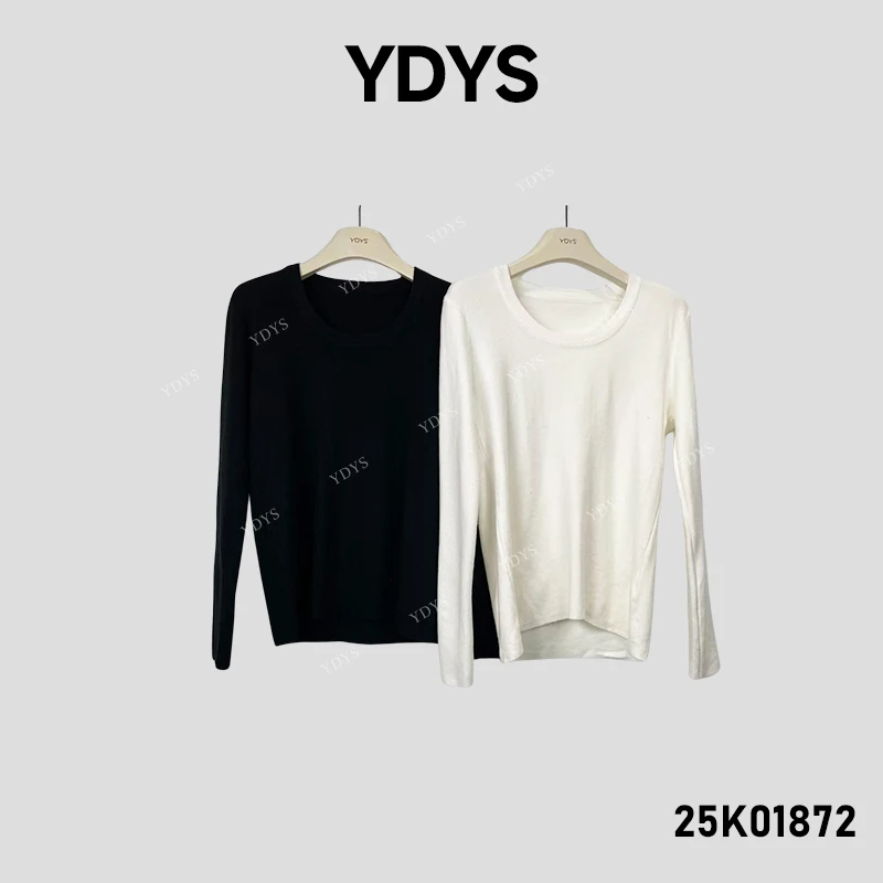 【YDYS】25K01872 2025新款时尚气质小众T恤