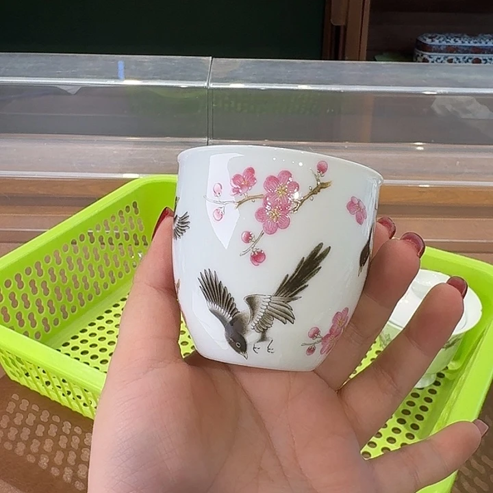 珐琅彩主人杯茶具套装
