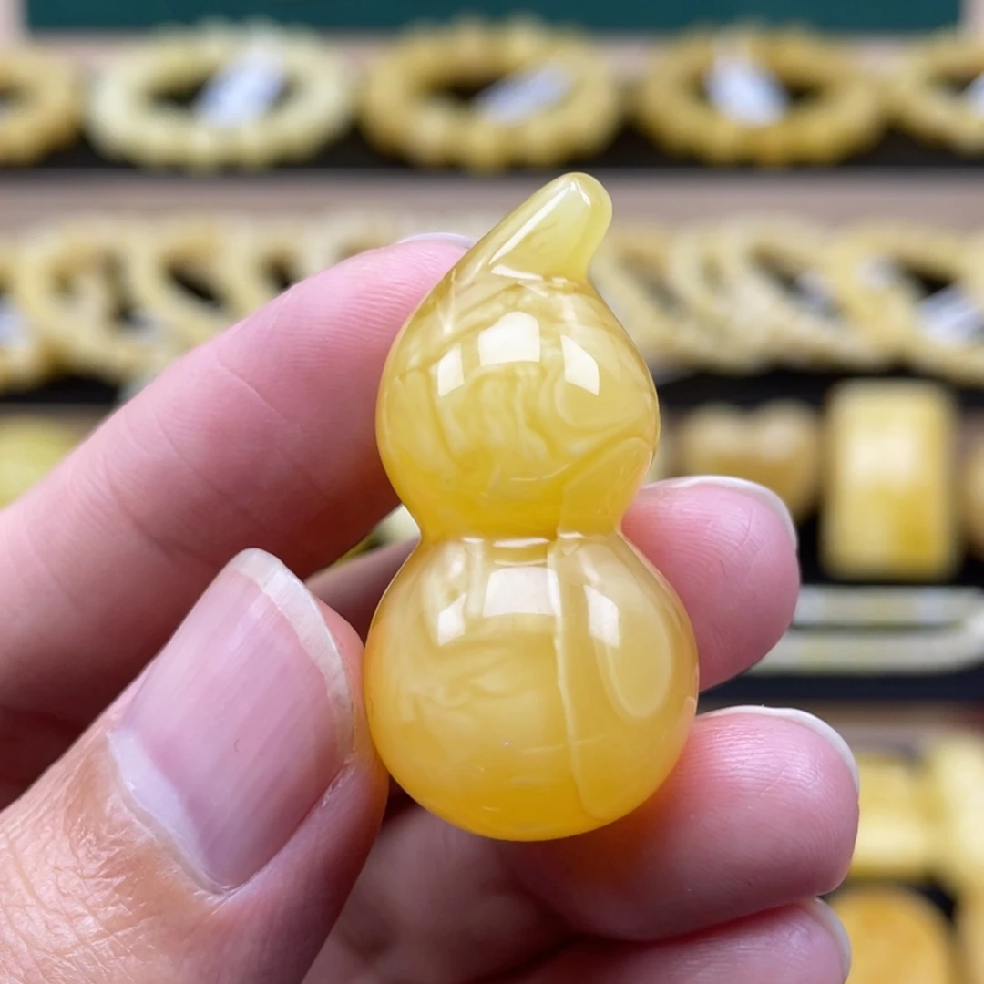 琥珀裸石未镶嵌琥珀蜜蜡