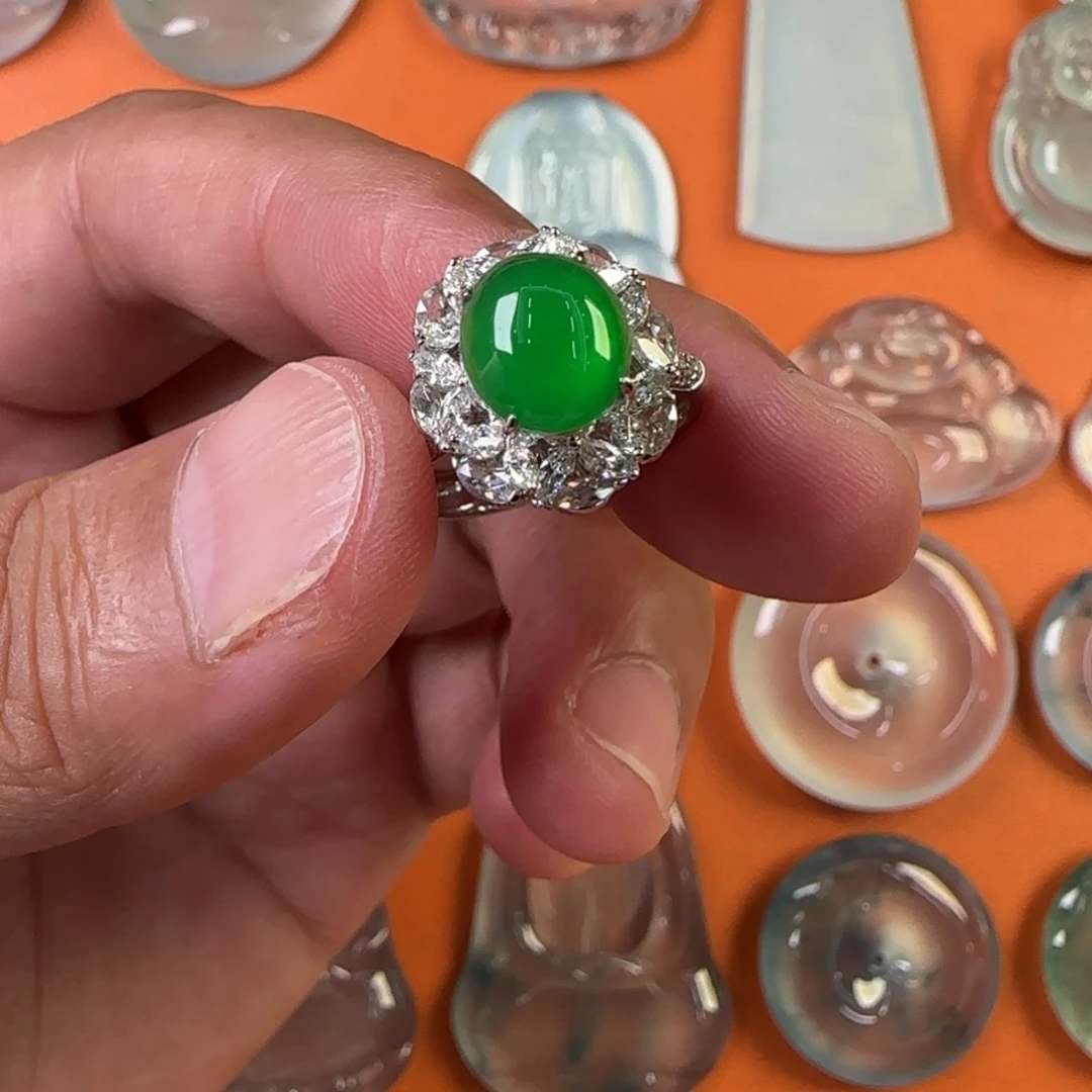 定制翡翠未镶嵌天然