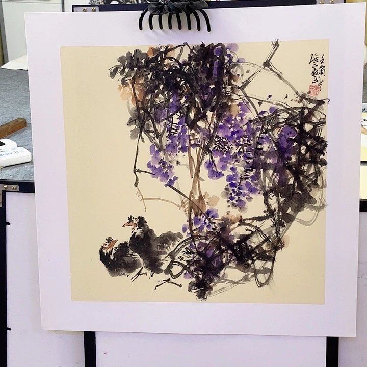 国画张圣敏先生纯手绘作品
