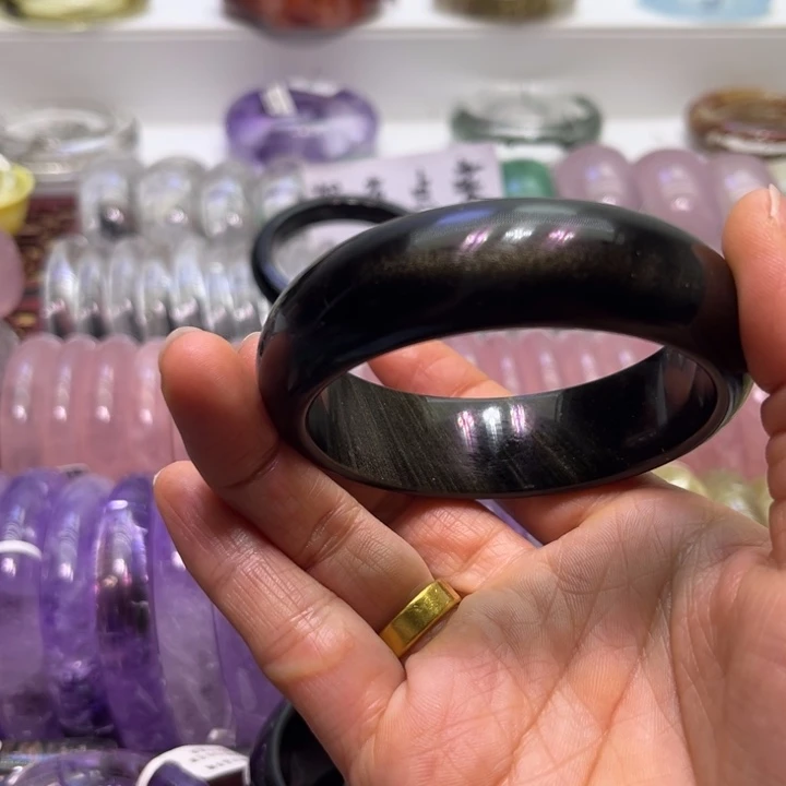 水晶手镯未镶嵌61口