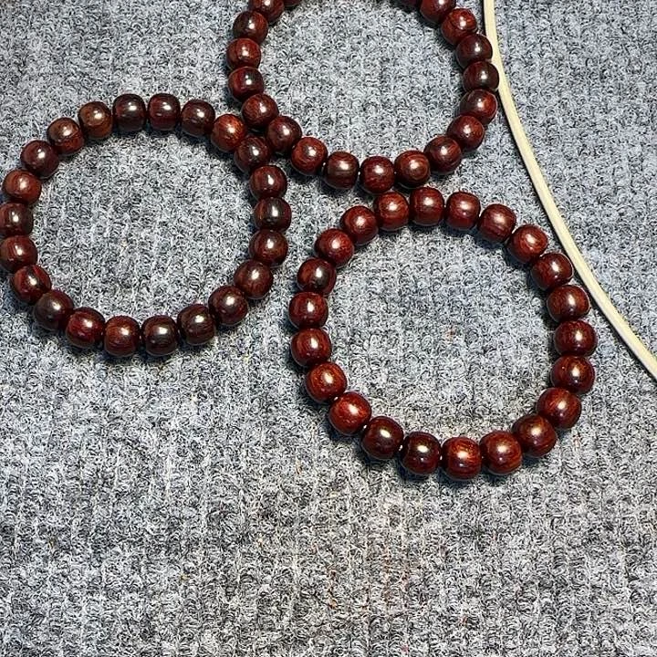 檀香紫檀（小叶紫檀）全陈化老料把件串发一条