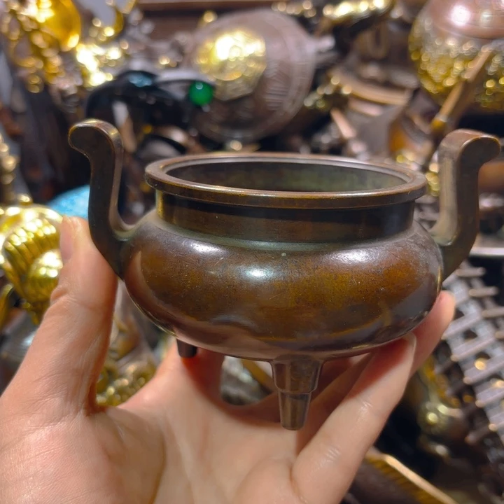 铜器摆件收收藏藏