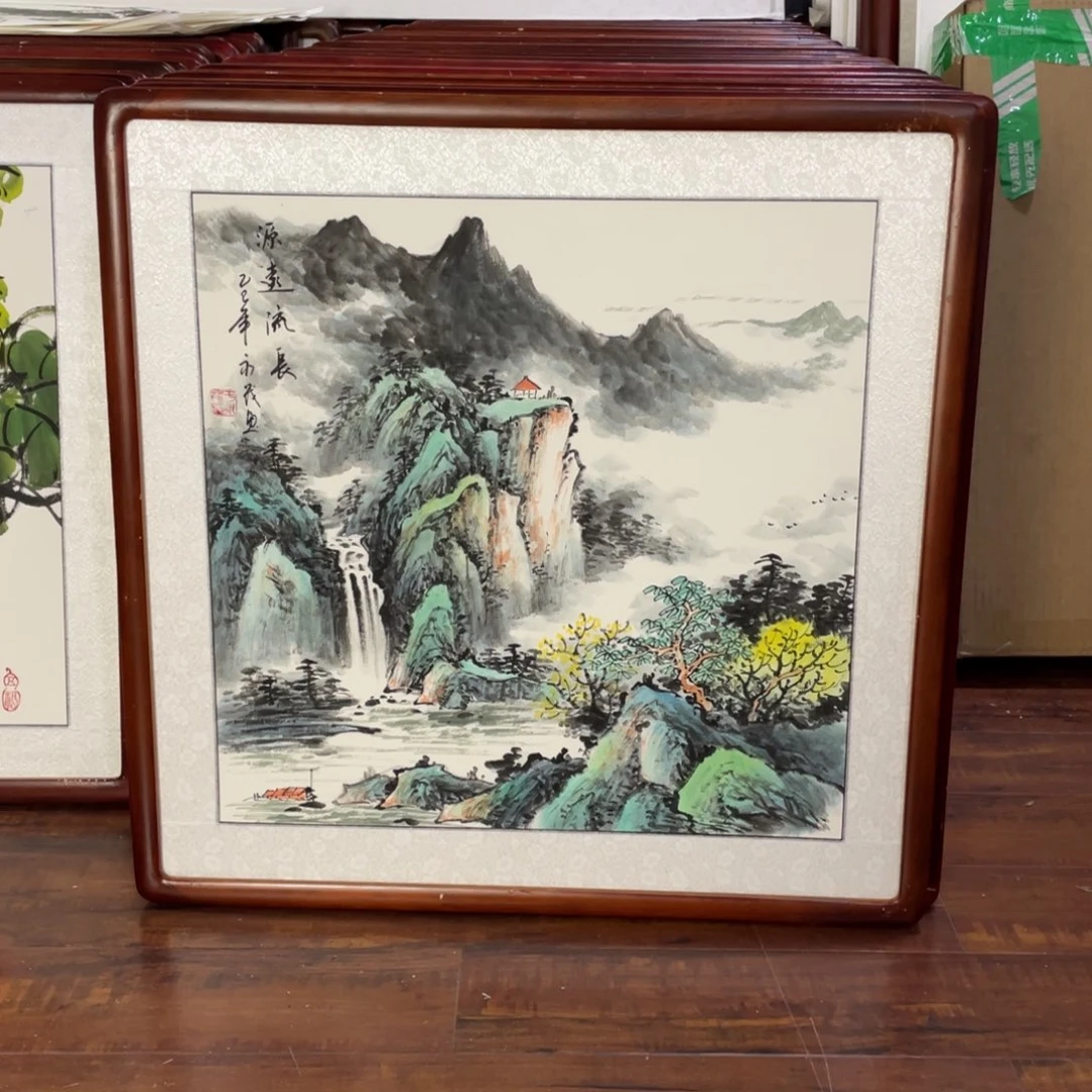国画带框尺寸63*63厘米