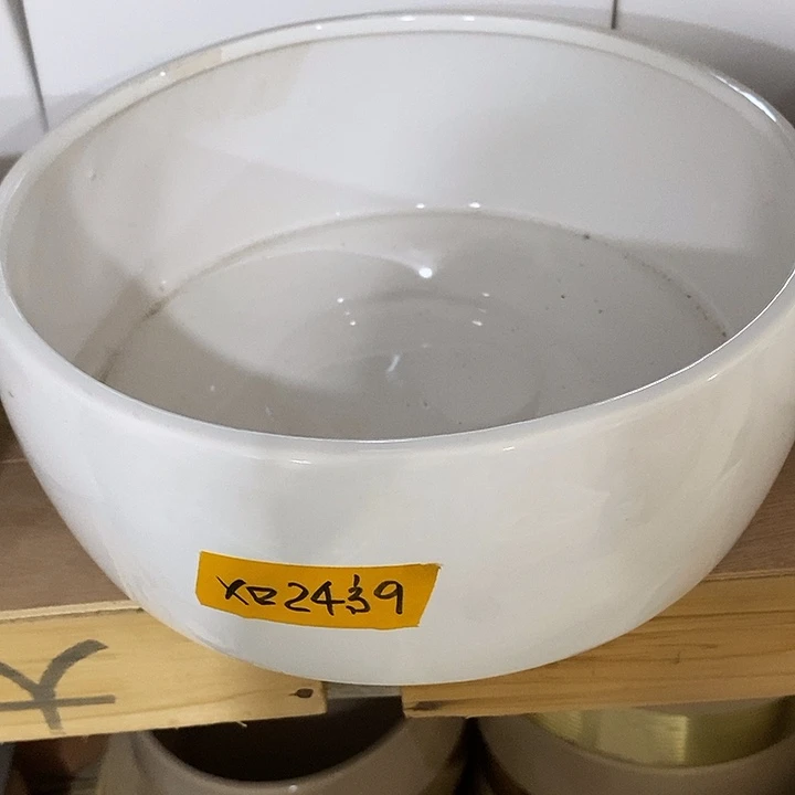 摆件陶盆有孔 微瑕介意勿拍