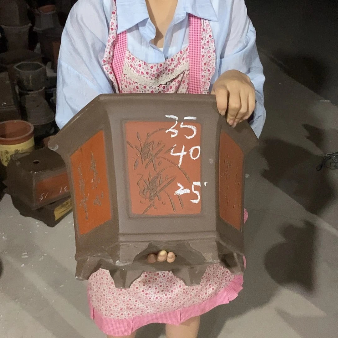 紫砂花盆紫砂花盆