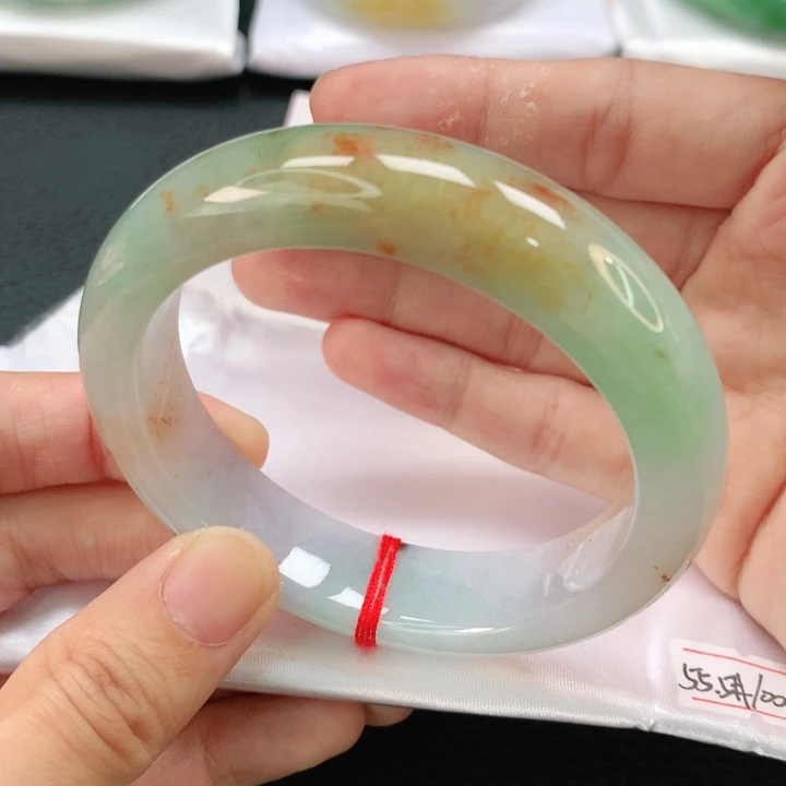 翡翠手镯未镶嵌缅甸55.5