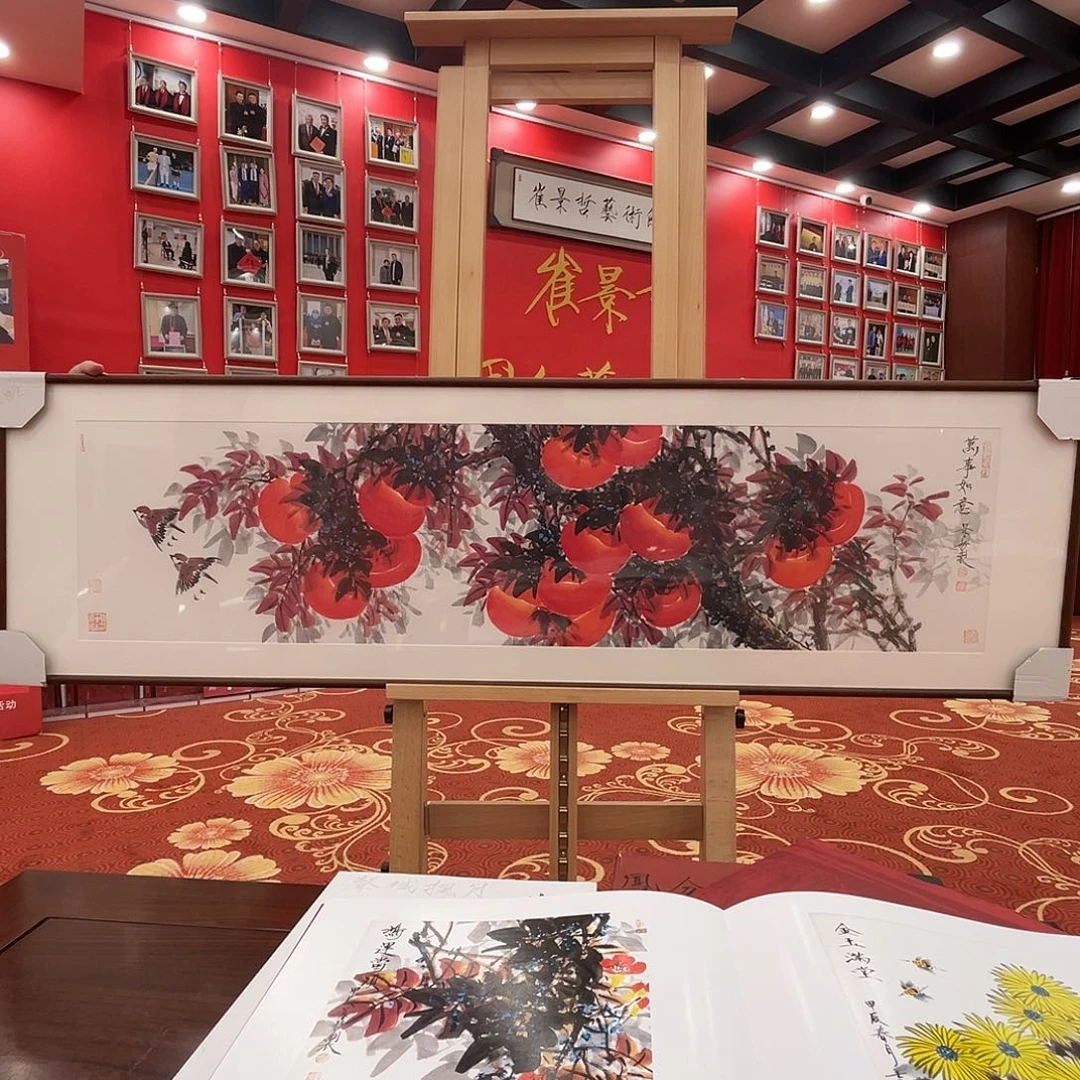 国画崔老师展览原作