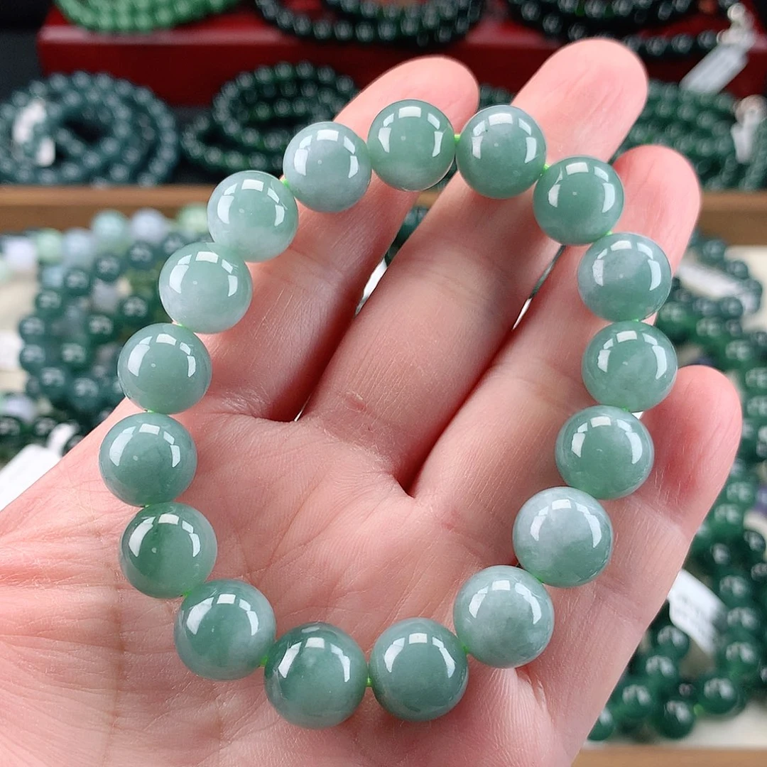 翡翠未镶嵌毛衣链