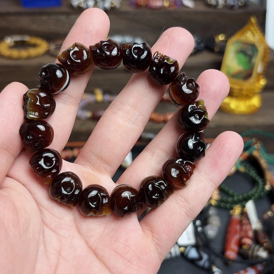 玛瑙/玉髓合金手链1015-10