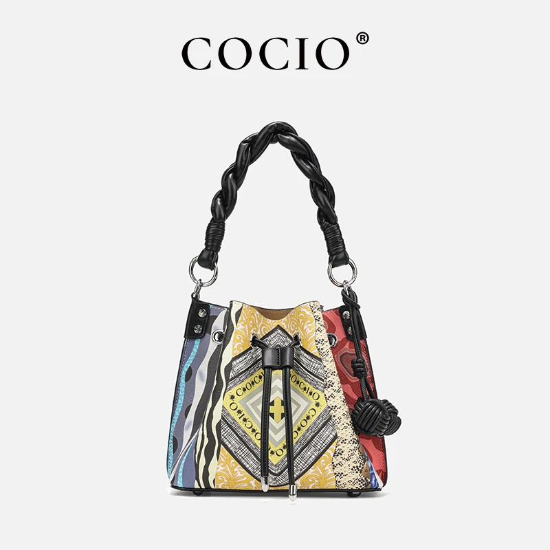 COCIO品牌限定百搭国风水桶包手提包CC208