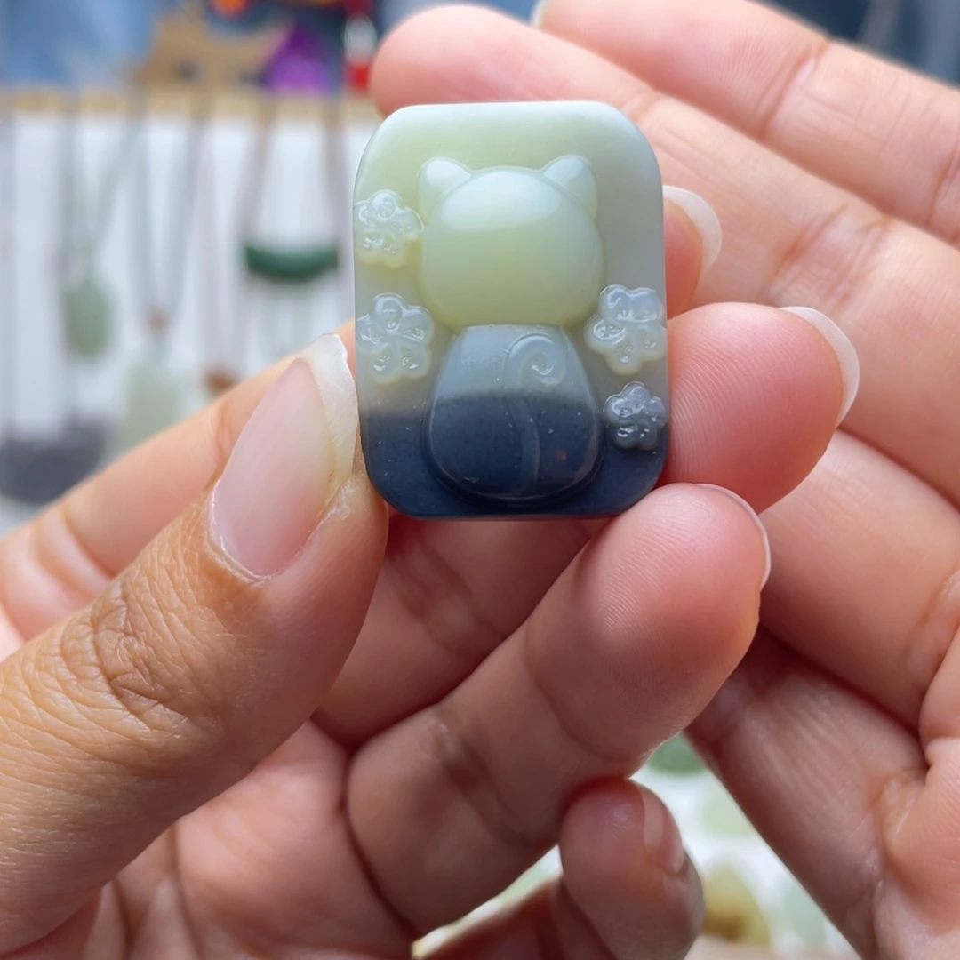 和田玉未镶嵌吊坠(不含链)