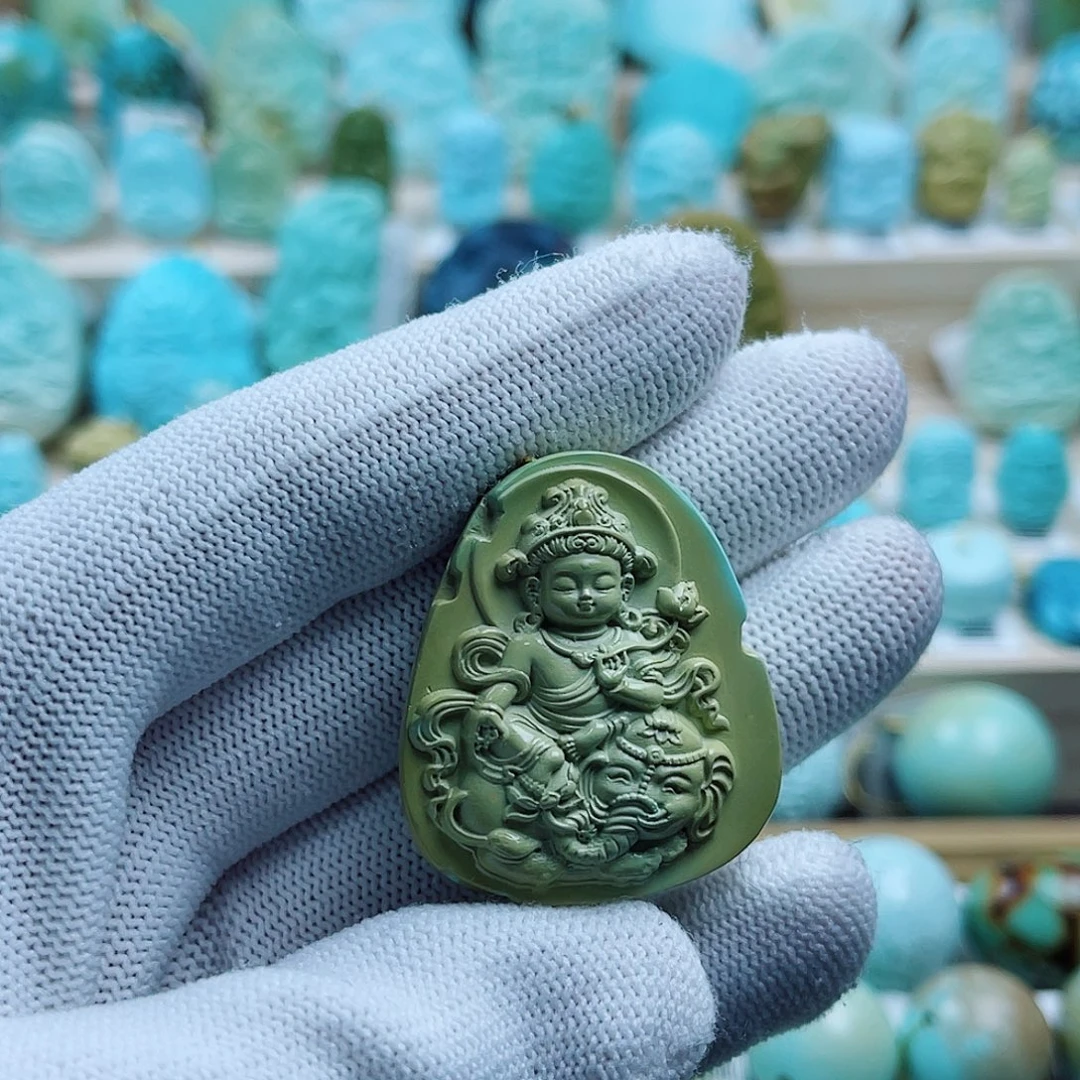 绿松石未镶嵌珠宝奇石