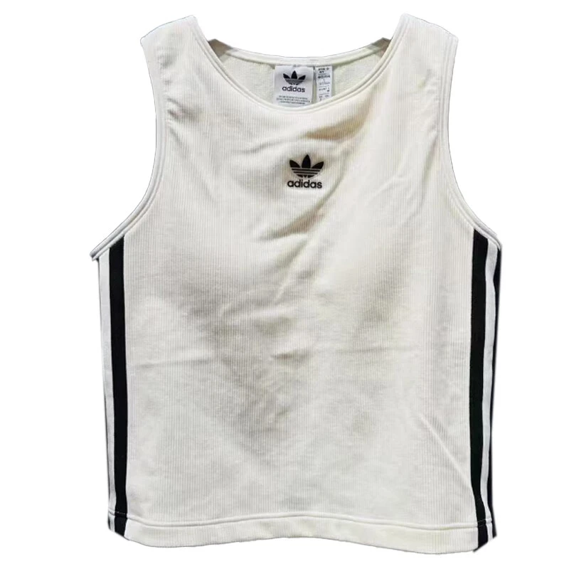 阿迪达斯三叶草女装新款运动背心舒适透气休闲上衣KB6418