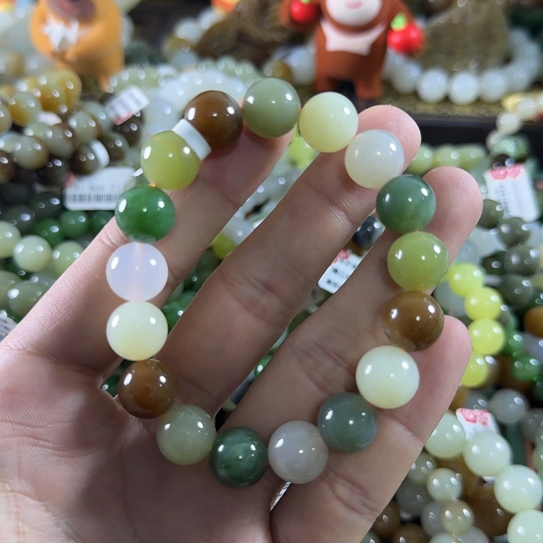 和田玉未镶嵌手链216