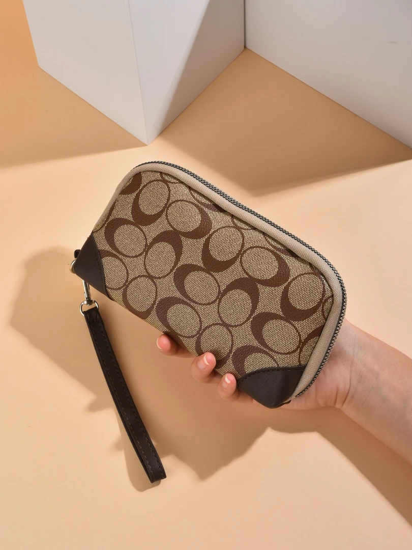 贝壳手机零钱手拿包女士化妆包便携外出一体包新款轻便大容量钱包