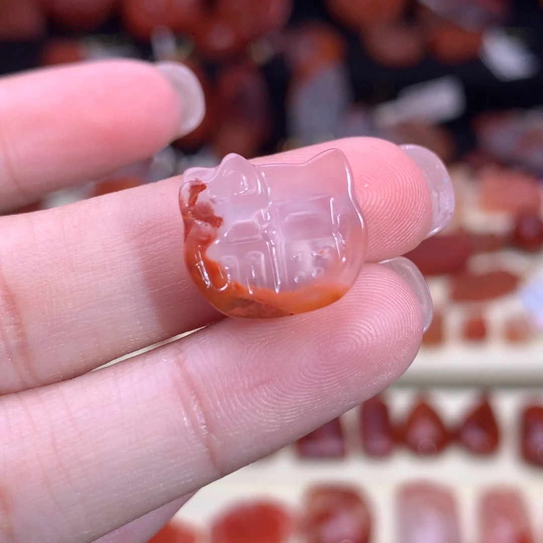 南红玛瑙未镶嵌珠宝半成品福牌