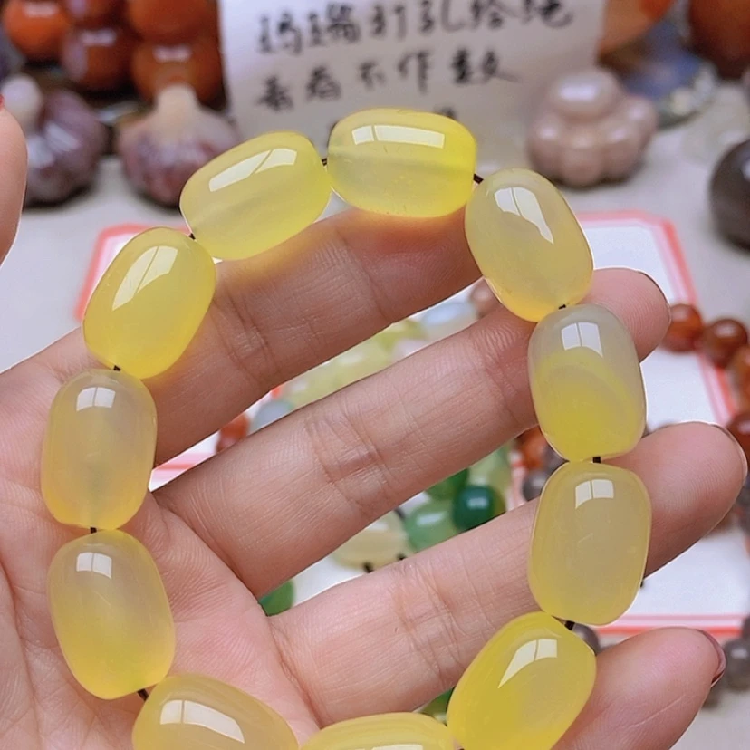 【闪购商品】未镶嵌玛瑙/玉髓珠宝半成品果*灿