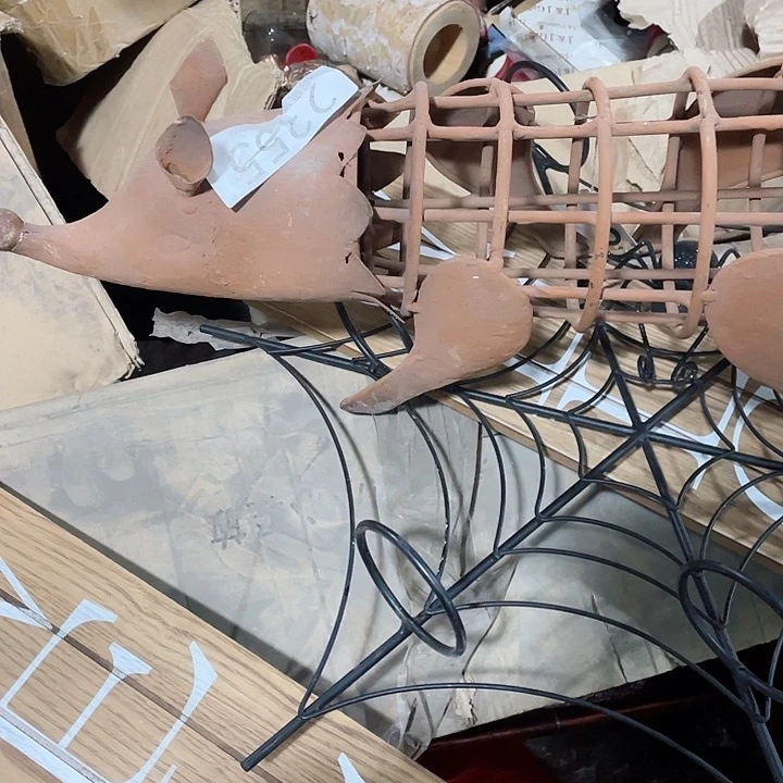 摆件塞**来孤品老货微瑕瓷