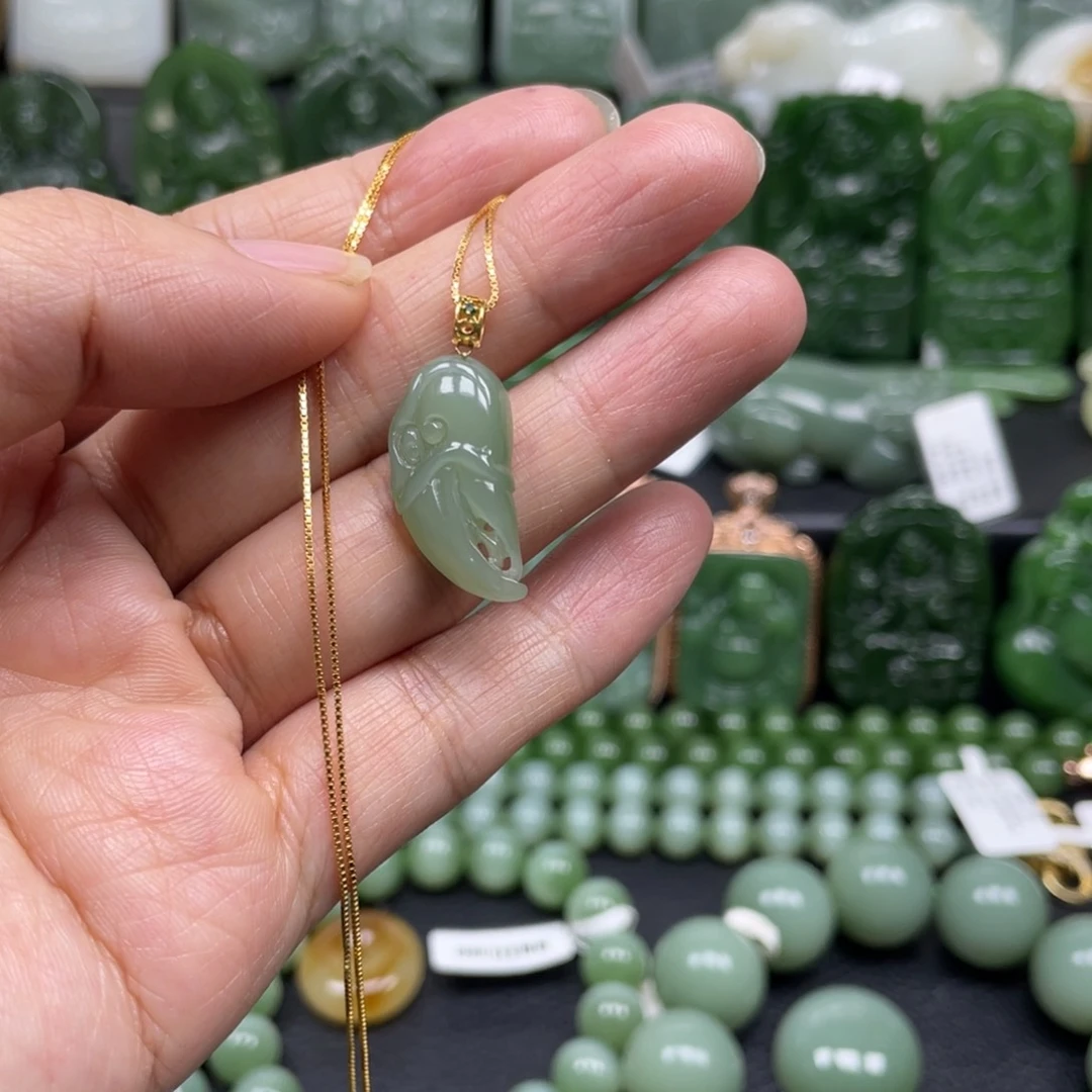 【闪购商品】和田玉挂件未镶嵌鹤*