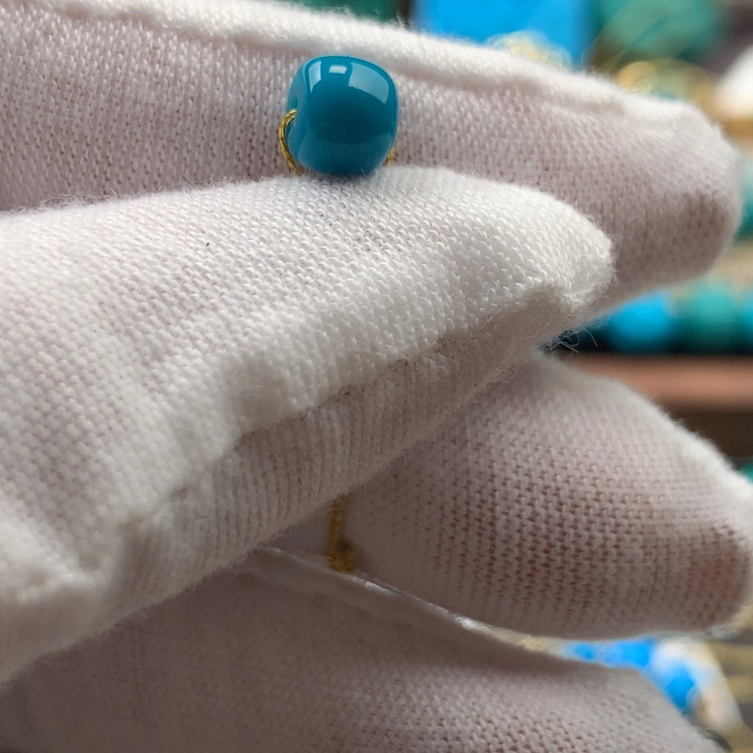 绿松石未镶嵌发饰6mm