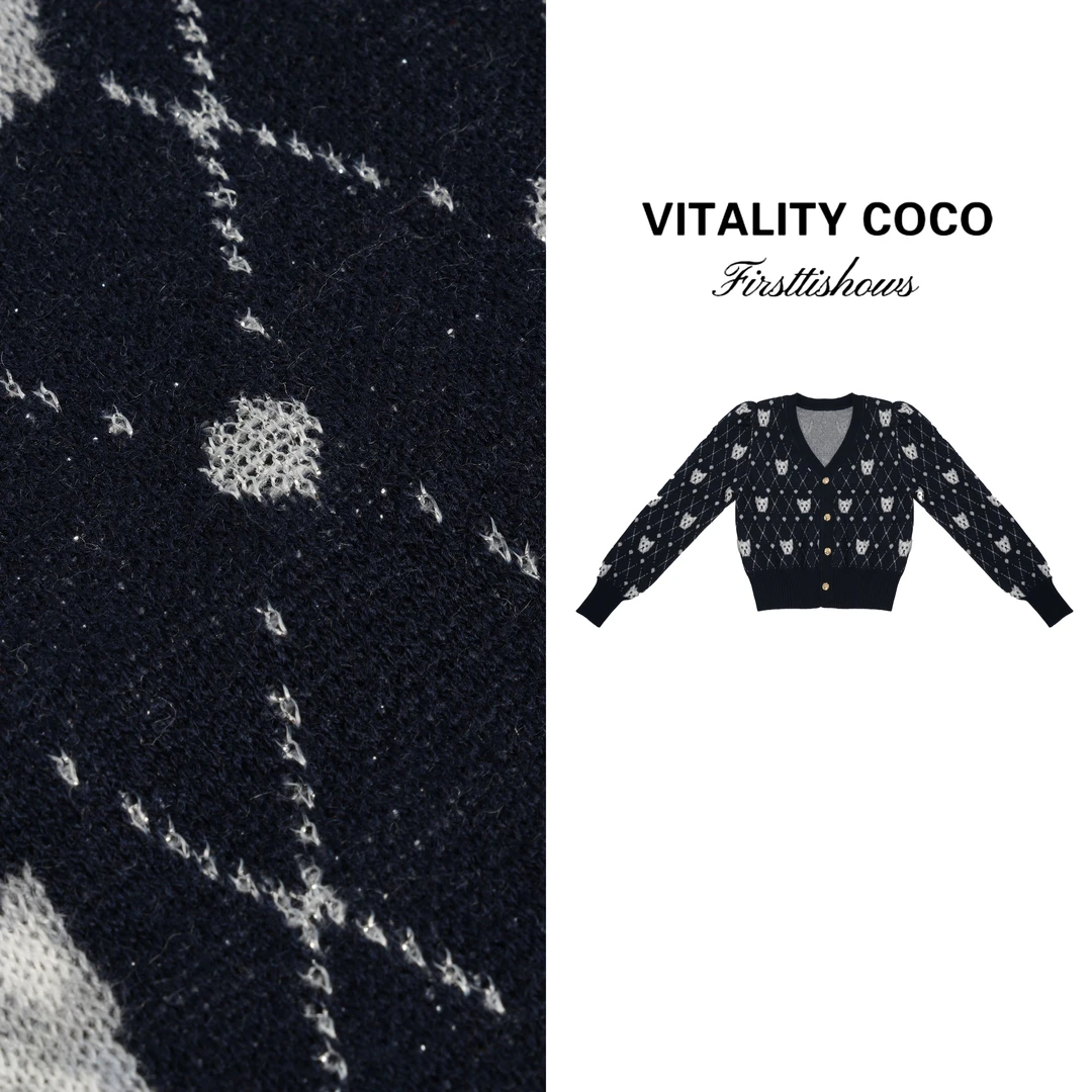 VITALITY COCO·TB系列新款女装 高定针织毛衣-2604