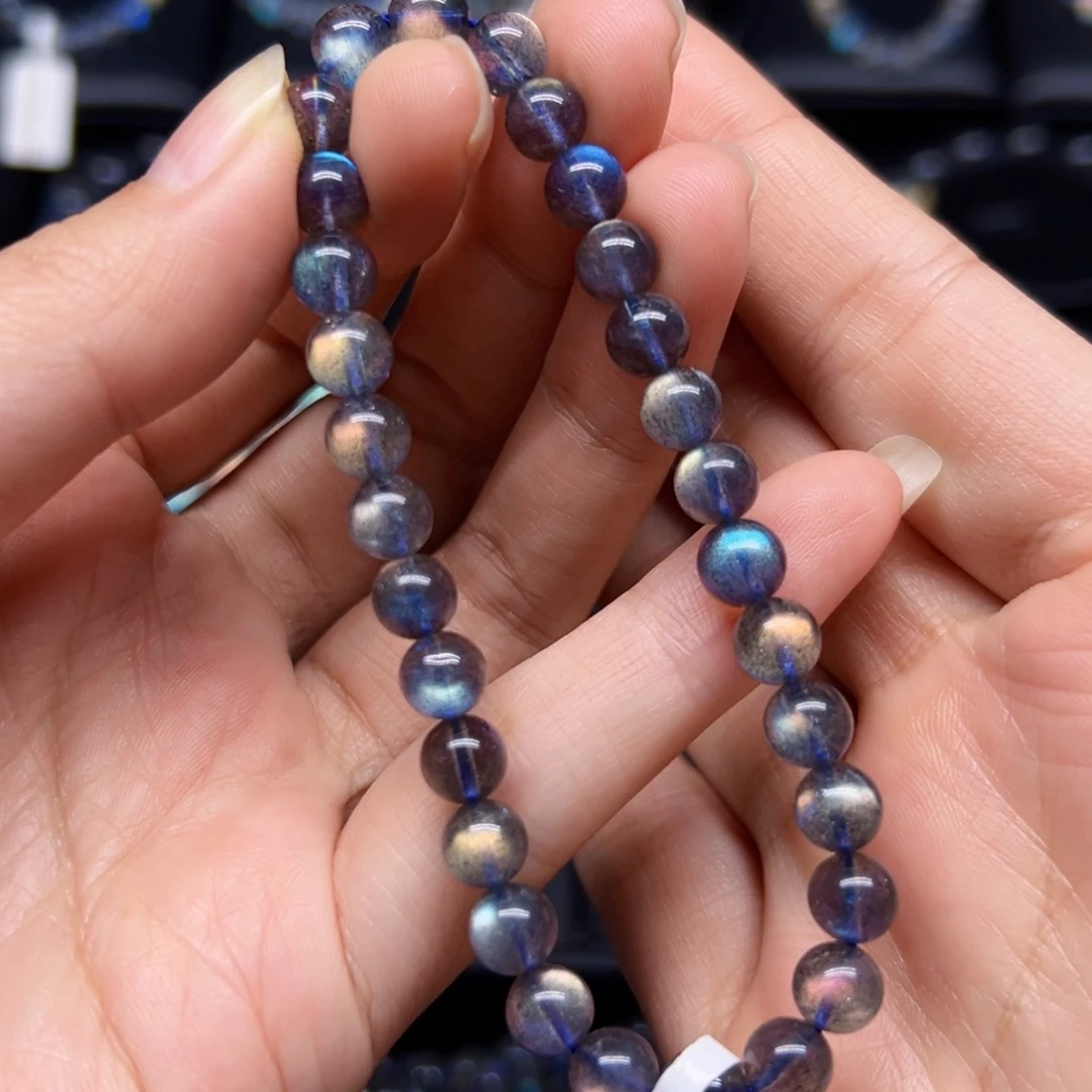 未镶嵌手链长石6.8左右