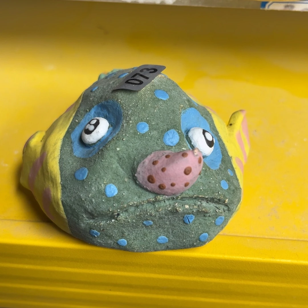 X***x摆件直播间纯手工抽象陶瓷摆件073