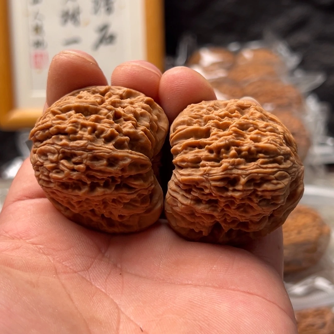 半***雨把件文玩核桃南疆43