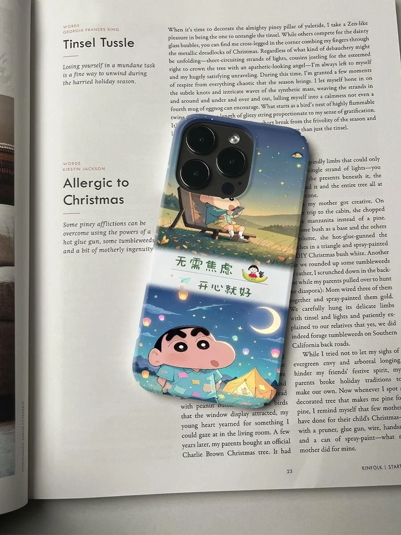 蜡笔小新适用于手机壳苹果16promax华为mate荣耀vivo小米oppo一加