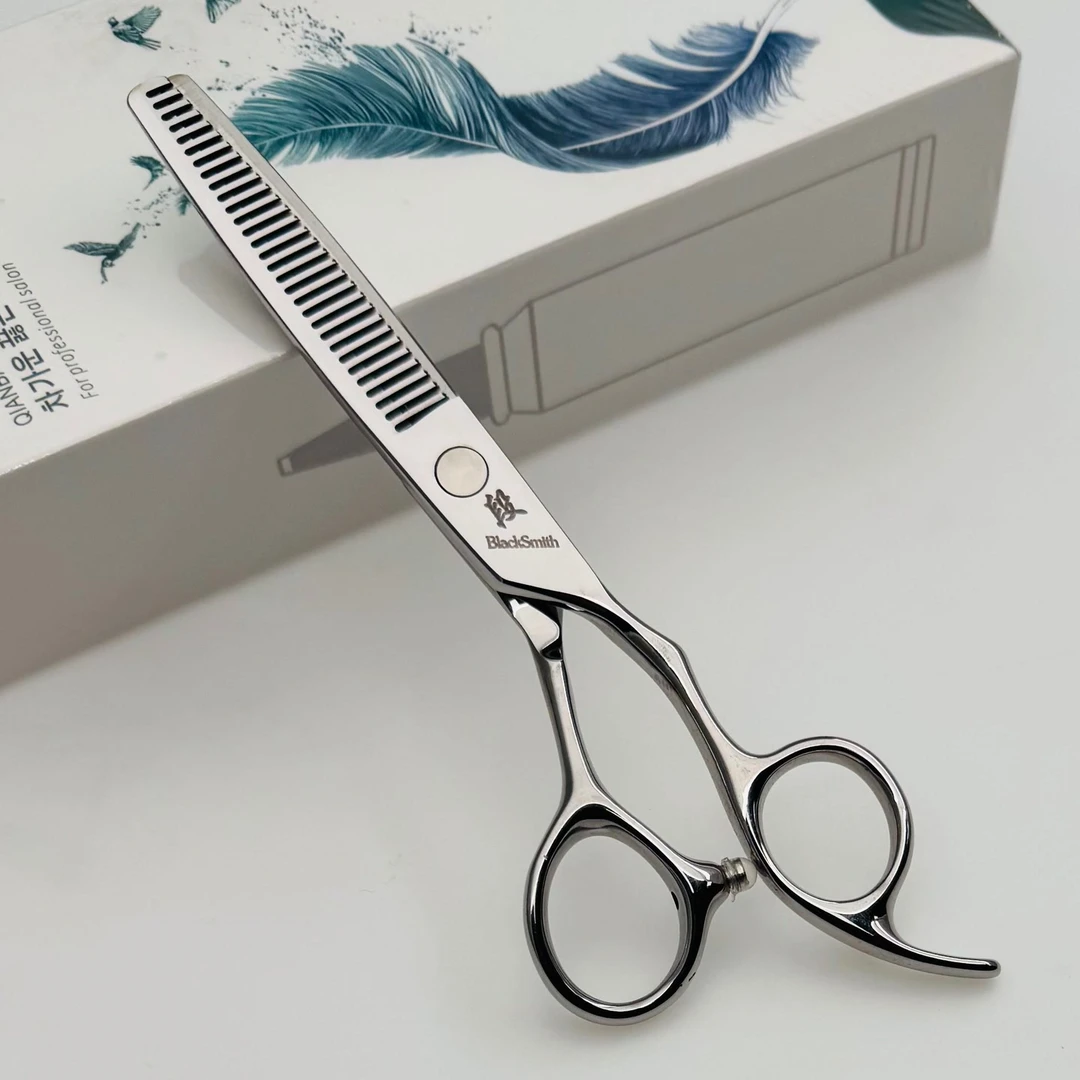 段铁匠专业理发美发剪刀发型师理发剪发廊理发店专用平牙剪