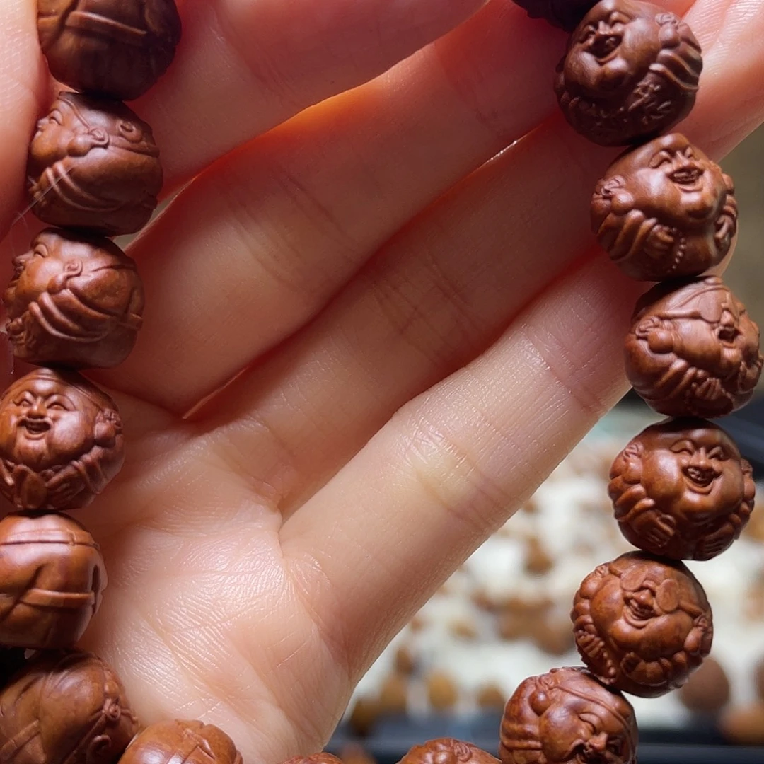 橄榄核手串/手链龙纹 财迷