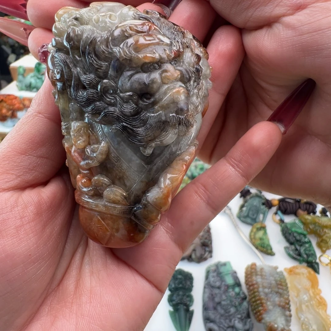 未镶嵌挂件翡翠天然缅甸